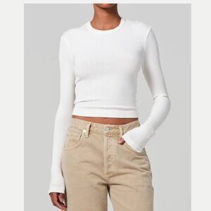 Citizens of Humanity Bina Crewneck Canvas Small NWT
